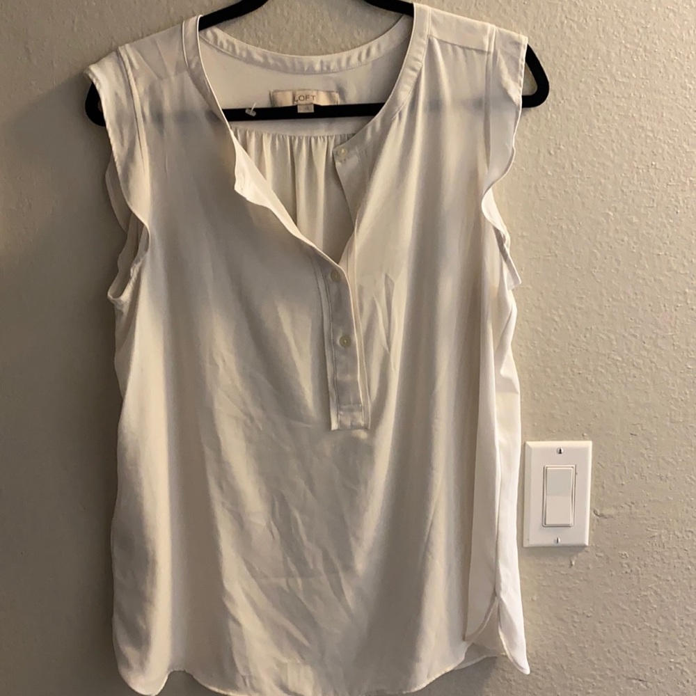 Cream blouse